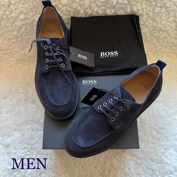 Hugo Boss Other - New! Rare HUGO BOSS Derby Suede Platform Boots